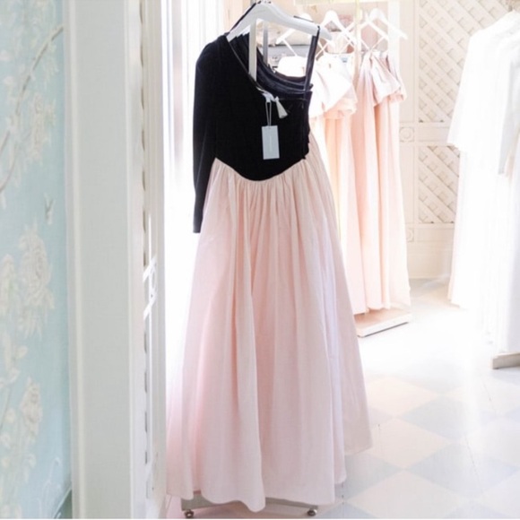 Antonio Melani x Born on Fifth Blair One Shoulder Sleeve Woven Taffeta Dress - Picture 5 of 14